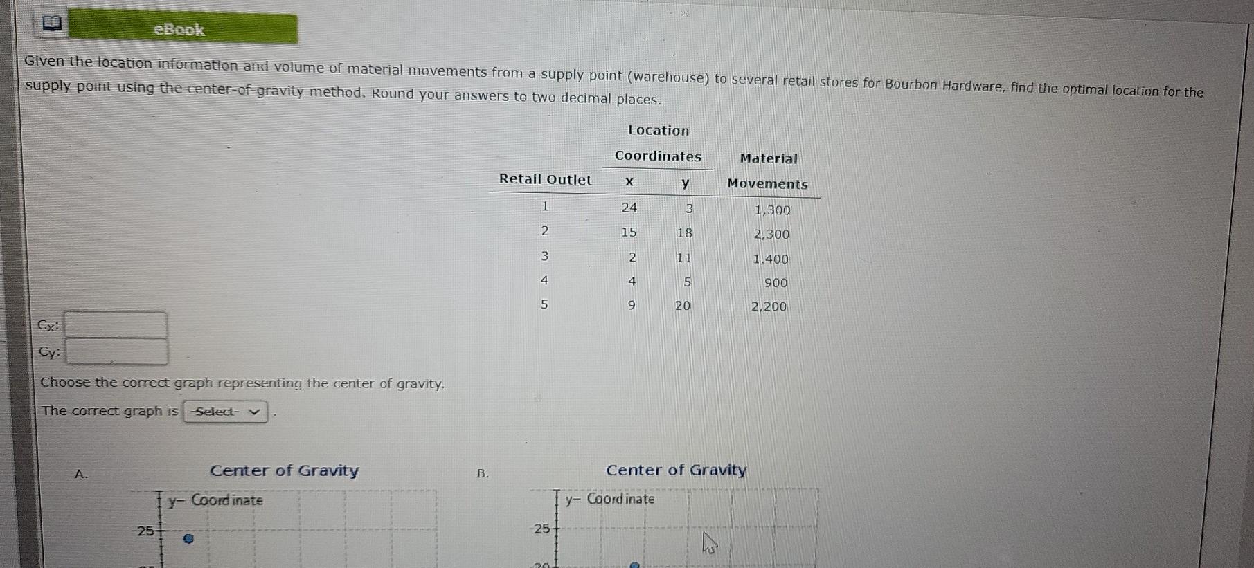eBook Given the location information and volume