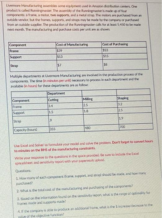 solver Livermore Manufacturing assembles some