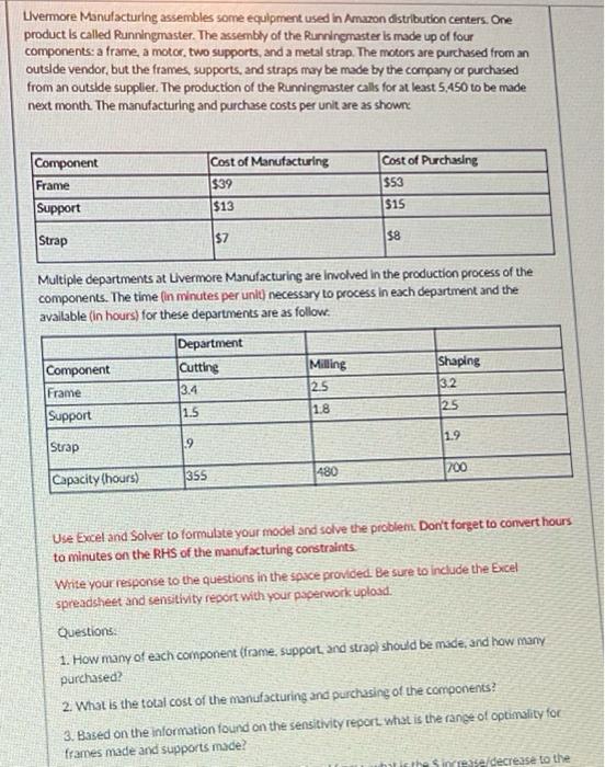 solver Livermore Manufacturing assembles some