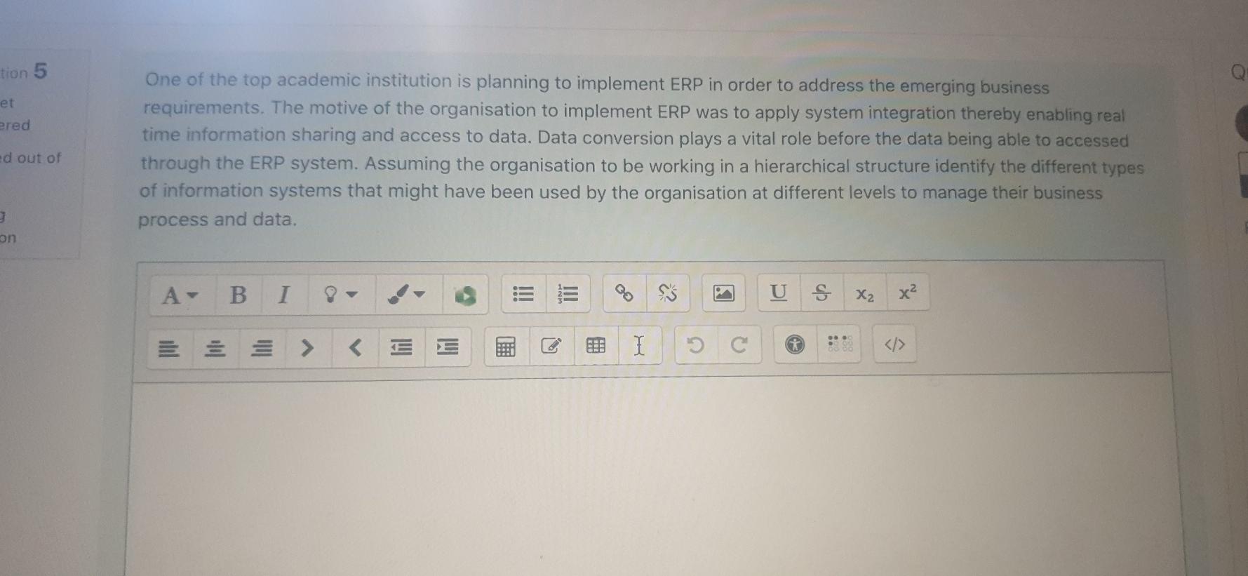 Subject enterprise management thanks tion 5 et