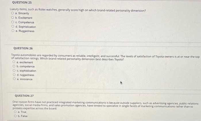 QUESTION 21 The most important requirement for