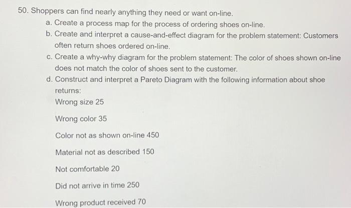 50. Shoppers can find nearly anything they need