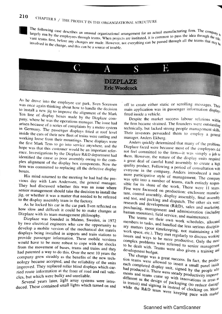 If the proposed project is implemented, what form