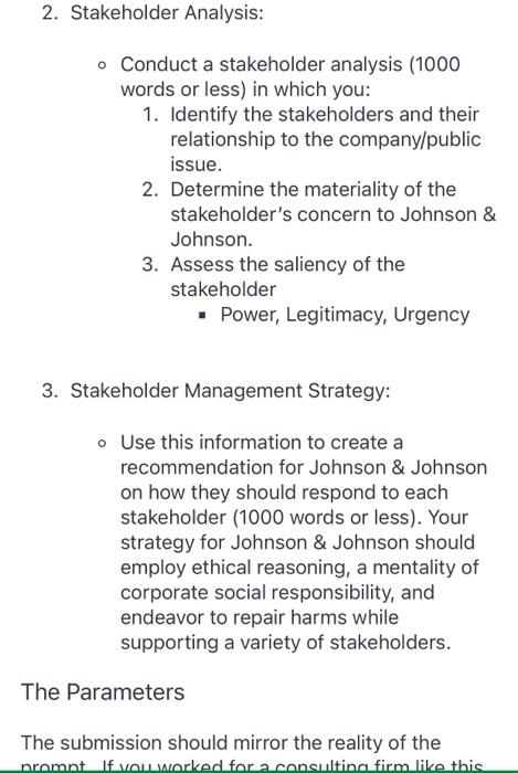 The Assignment You work for a public relations