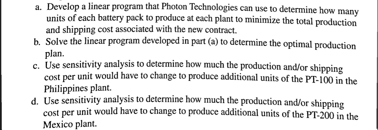 Please answer in Excel! 8. Lithium Battery