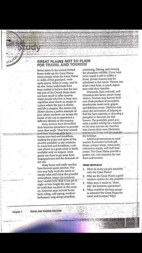 Study Kaxy GREAT PLAINS NOT SO PLAIN FOR TRAVEL