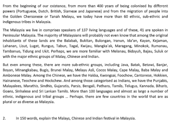 Malaysia history From the beginning of our