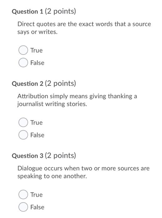 journalism please answr and explain why Question