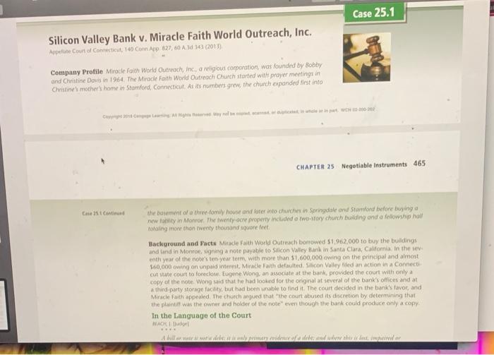 summary of case study 25.1 pls Case 25.1 Silicon