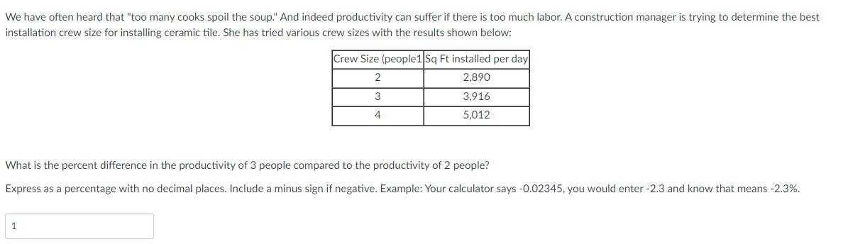 We have often heard that "too many cooks spoil