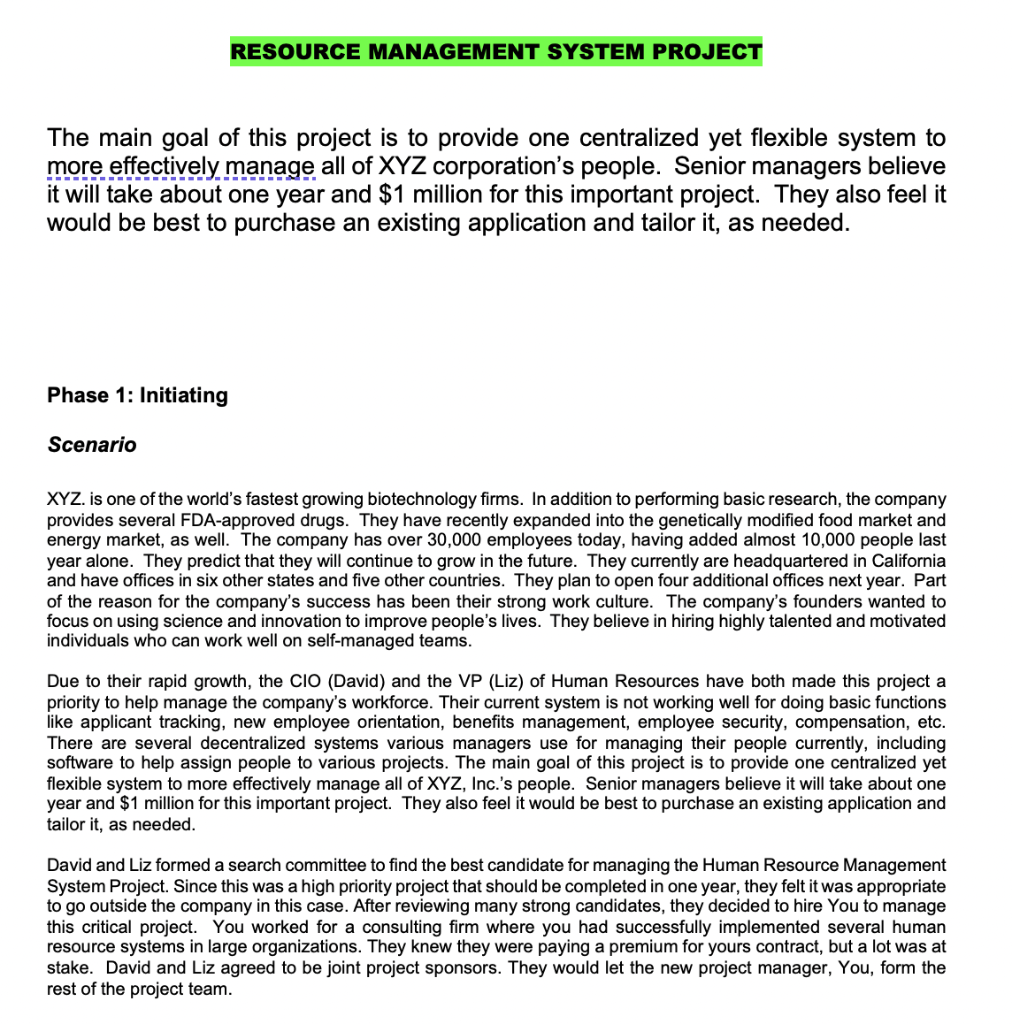 Prepare a stakeholder register and stakeholder