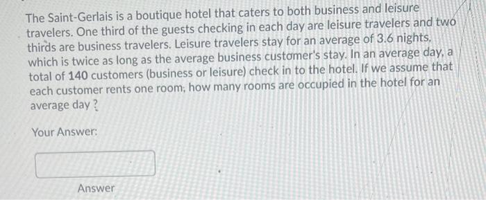 The Saint-Gerlais is a boutique hotel that caters