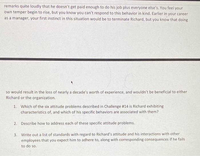 Chapter 5: The challenges of managing attitudes