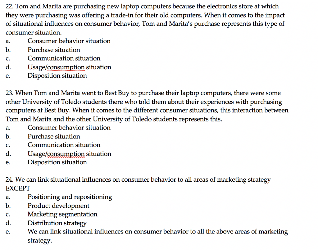 22. Tom and Marita are purchasing new laptop