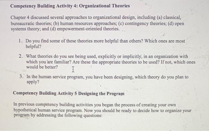 I'm in Organization and Administration Human