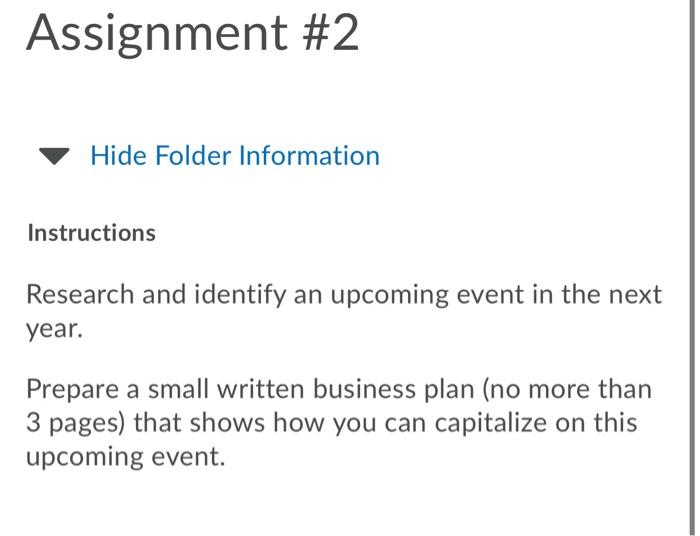 Assignment #2 Hide Folder Information