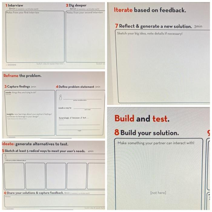 1-introduction 2-interview /dig deper for 10