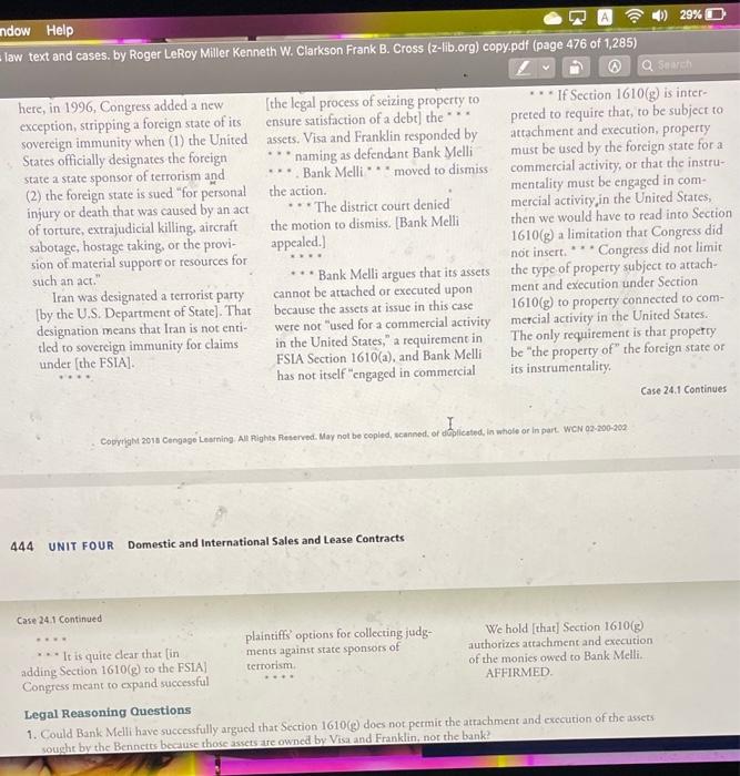 summary pls of 24.1 5s law text and cases. by