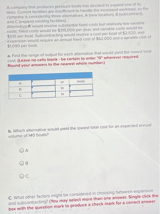 A company that produces pleasure boats has