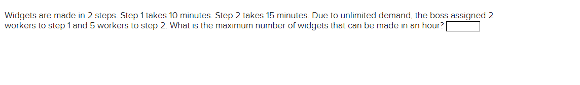 Widgets are made in 2 steps. Step 1 takes 10