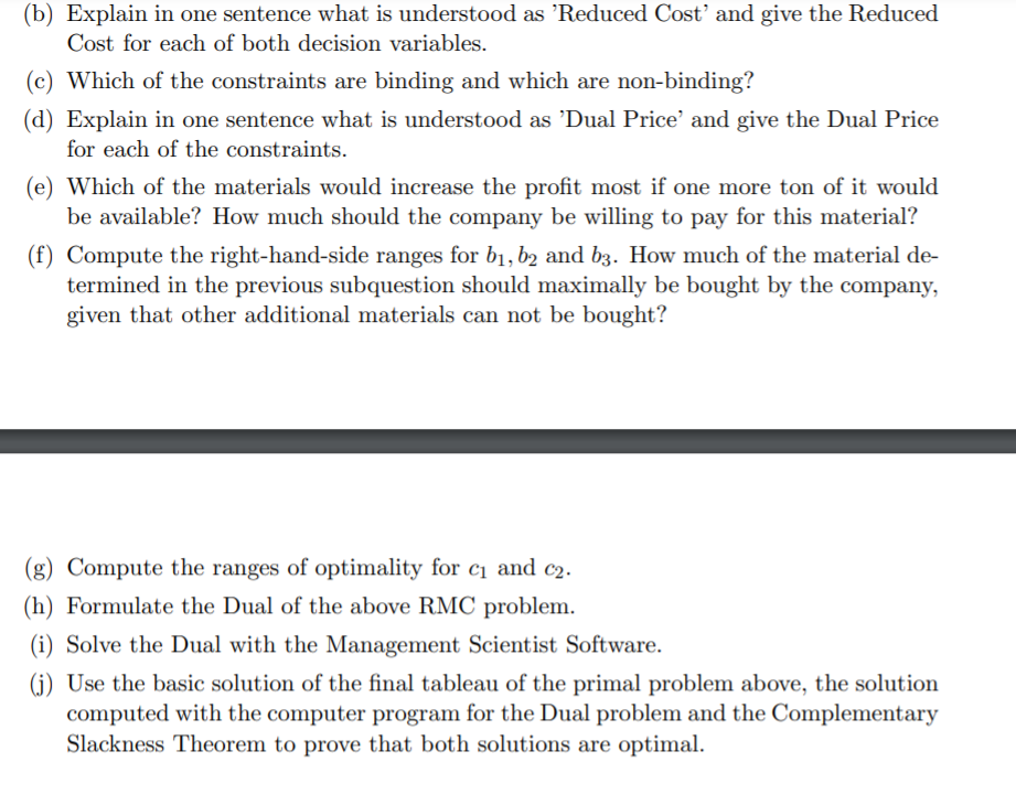 1. In the lecture a so-called RMC problem was