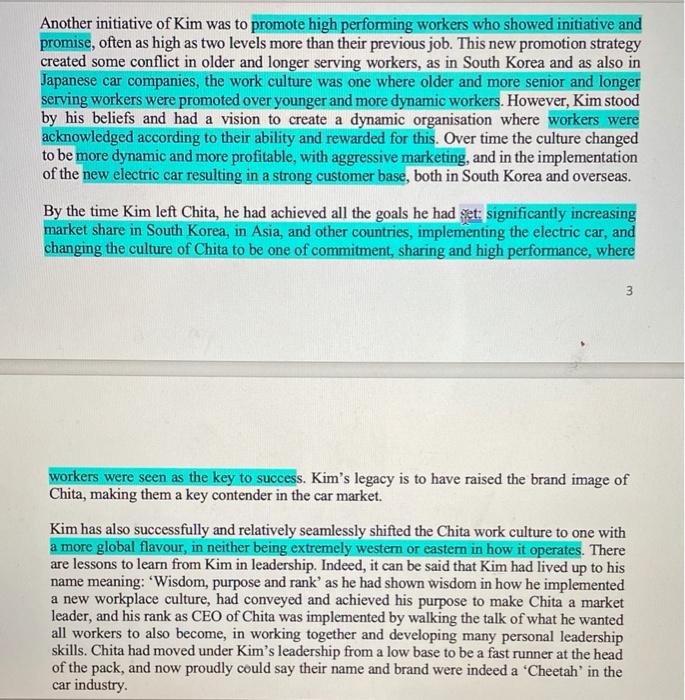 Please note: this is a simulated case study so