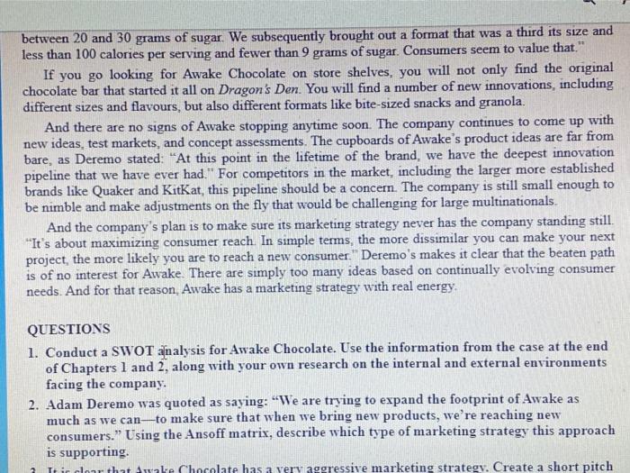 this is the case study for answering these 3