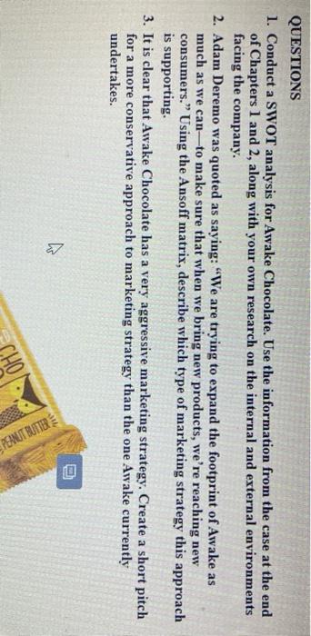 this is the case study for answering these 3