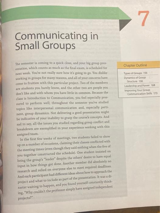 Please read and First, choose Five terms or