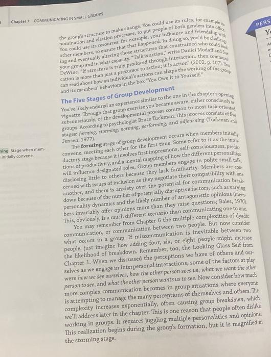 Please read and First, choose Five terms or