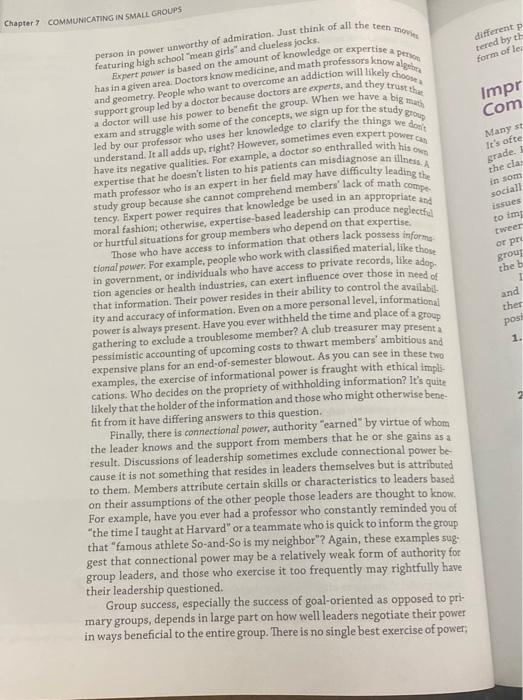 Please read and First, choose Five terms or