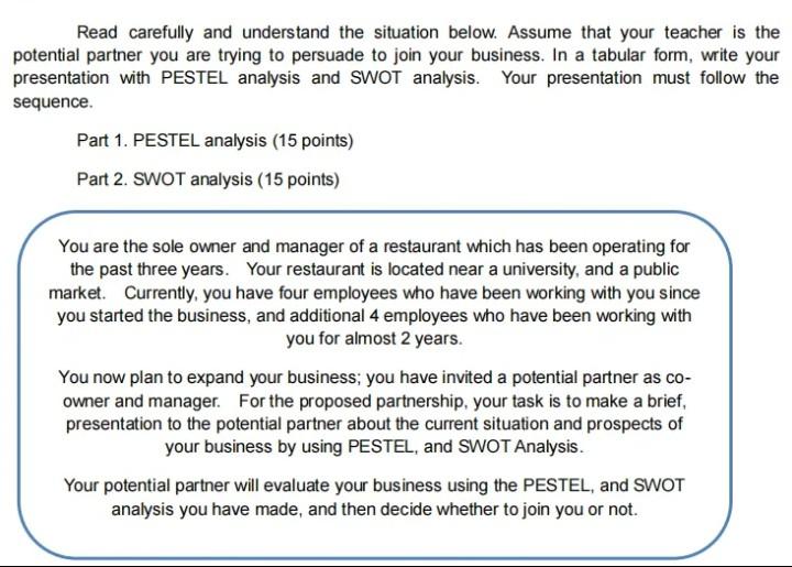 PLEASE READ THE INSTRUCTION AND ANSWER IT. I NEED