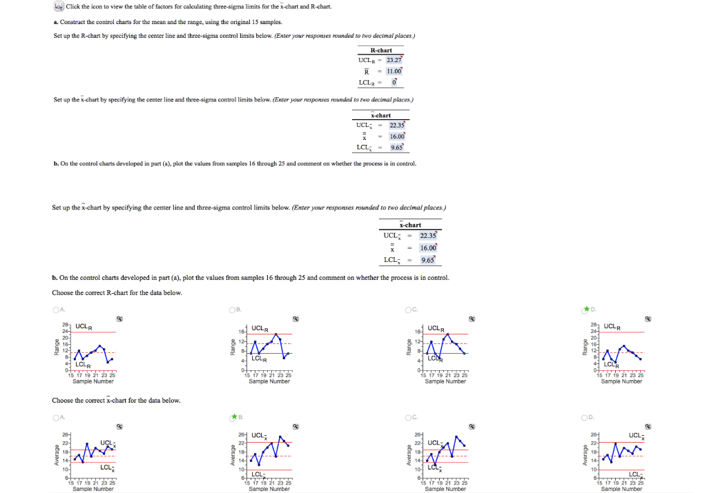 Reference Factors for calculating three-sigma