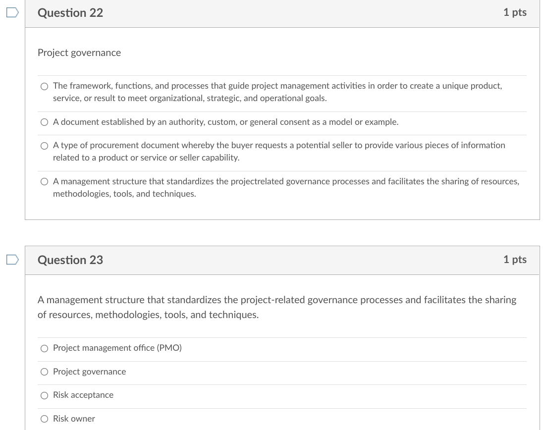 Question 26 1 pts Decisions based upon experience