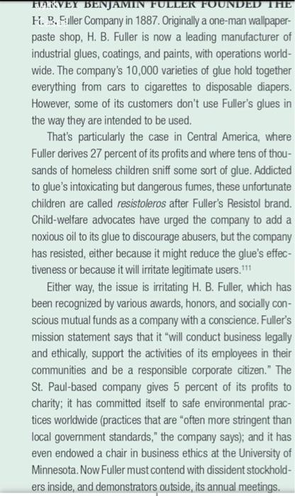 Please only answer Question #1 and The first part