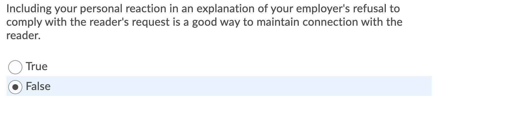 Bad news messages should be delivered using the
