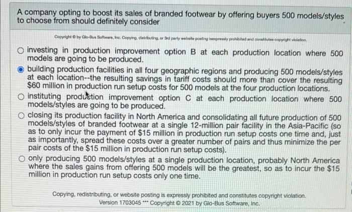 A company opting to boost its sales of branded