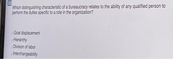21 According to the works of Marx, why did