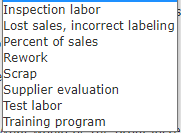 Drop down down menu for #2 in order, also