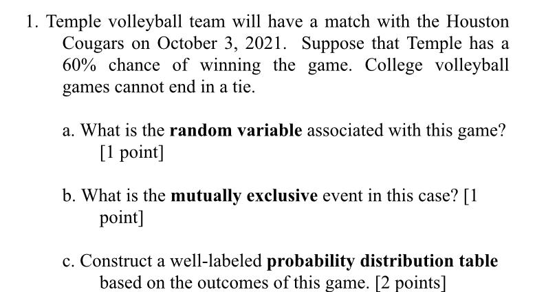 Answer 1 a b and c, please double check wilI