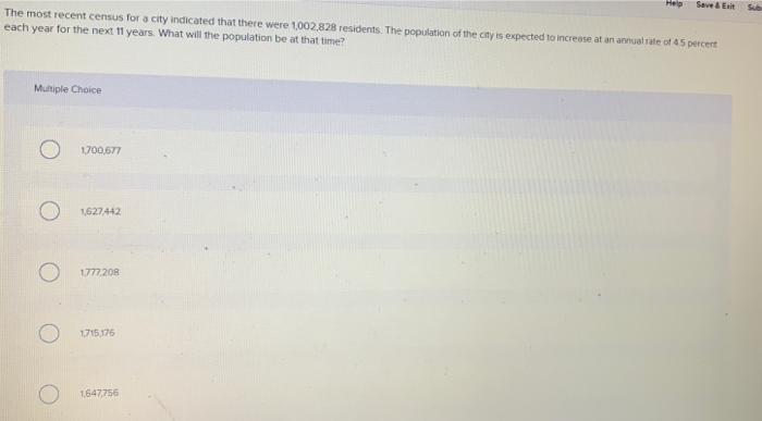 Hele Save Ent The most recent census for a city