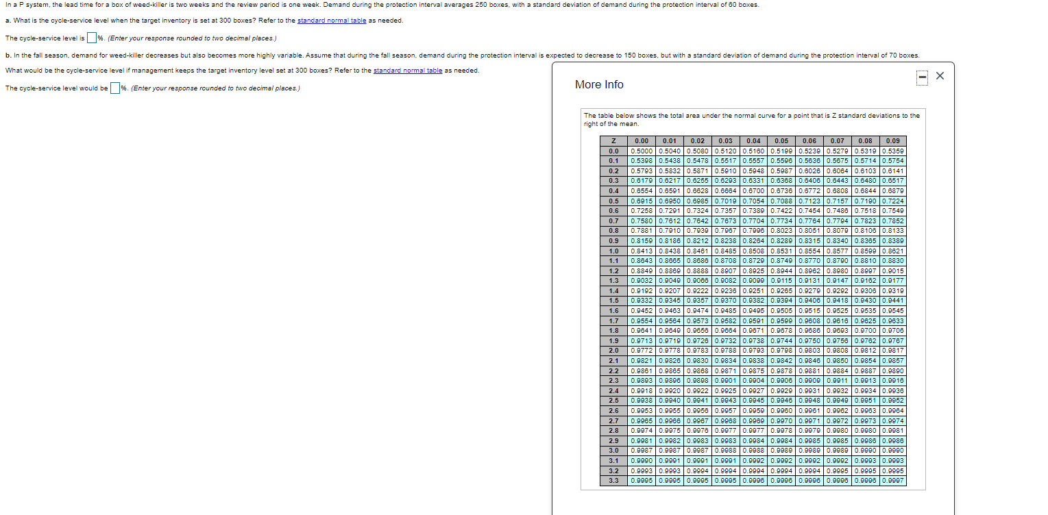 In a P system, the lead time for a box of