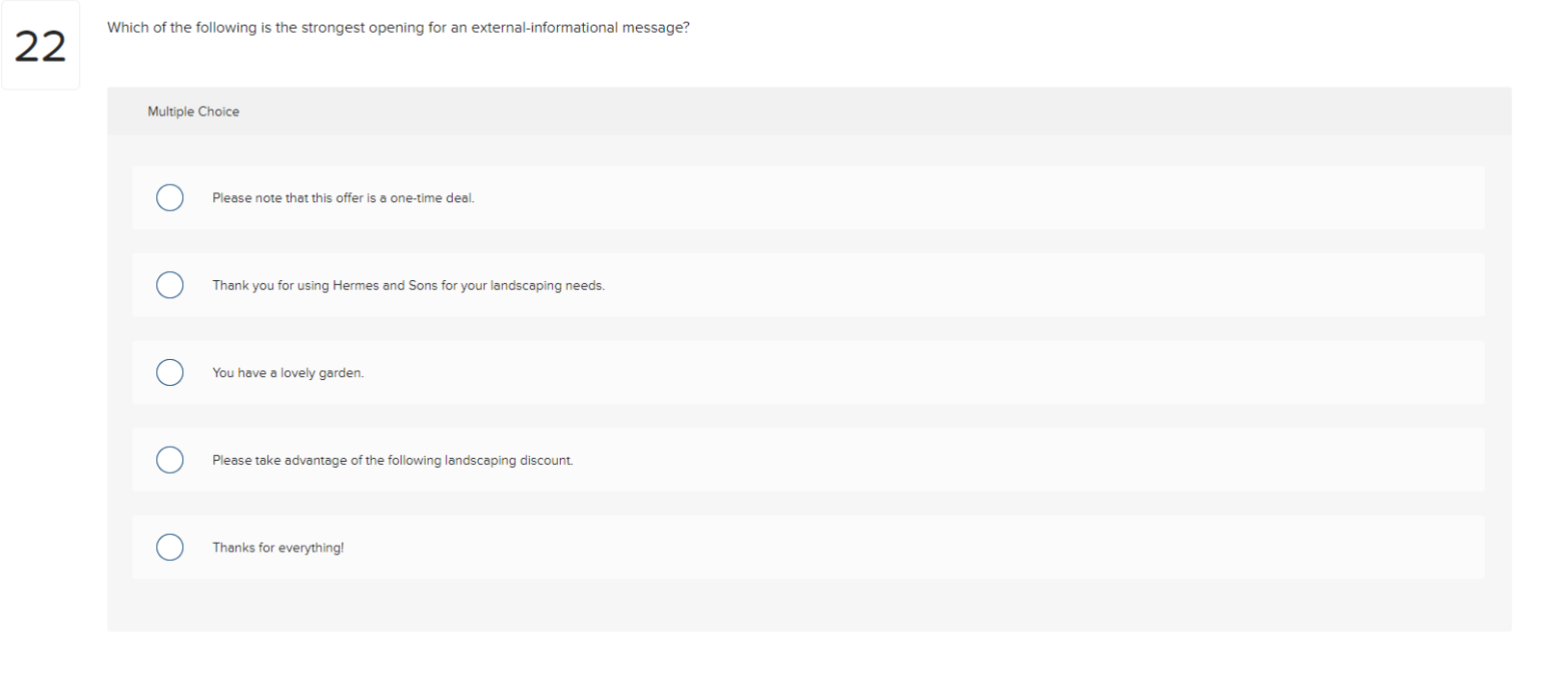 Which of the following is the strongest opening