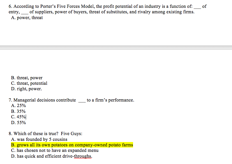 2. To have success, a company must focus more on