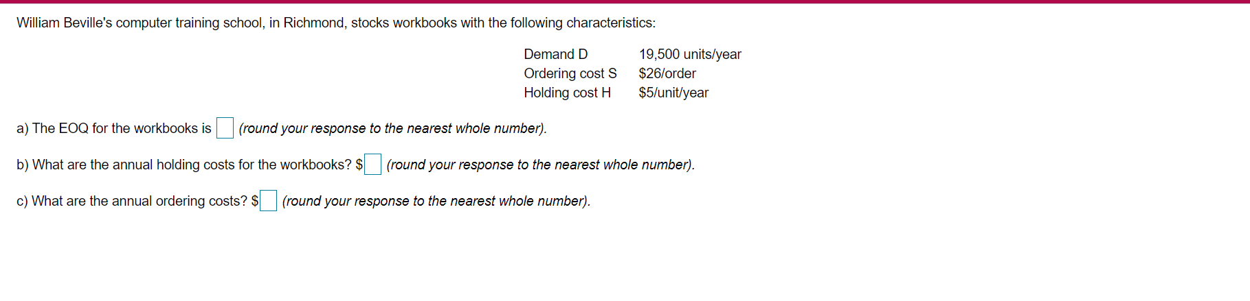 William Beville's computer training school, in