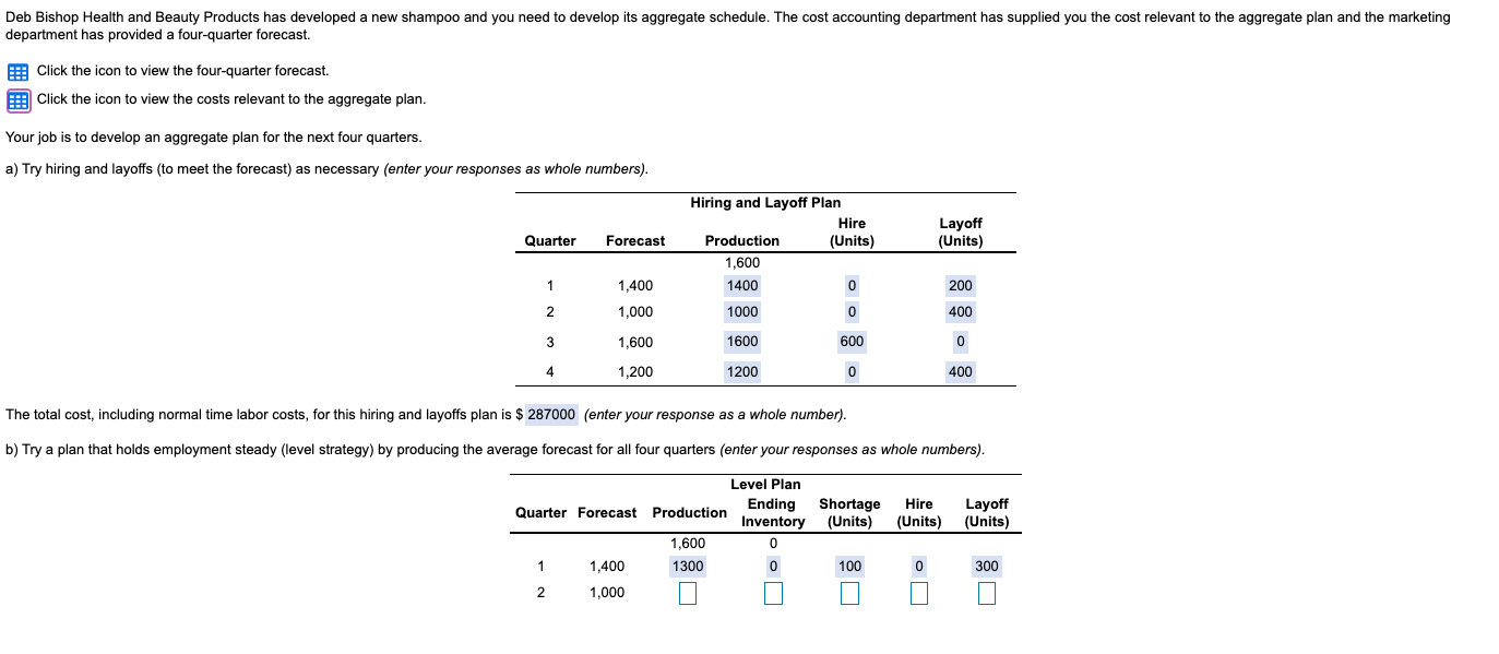 Please answer: b) Try a plan that holds