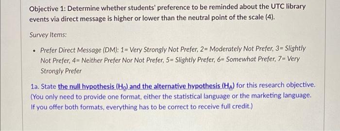 Objective 2: We want to know if people from