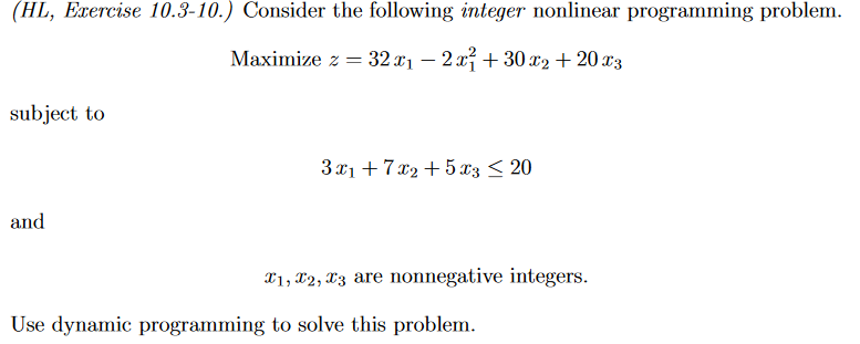 (HL, Exercise 10.3-10.) Consider the following