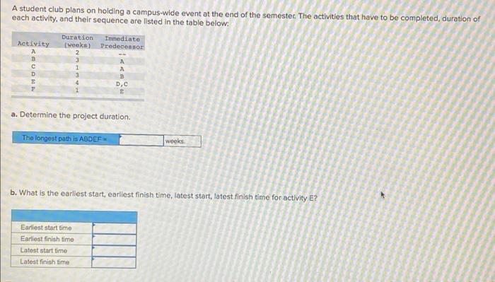A student club plans on holding a campus-wide