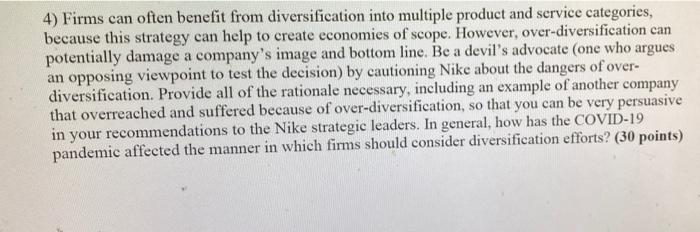 You may be surprised, in reading Nike's vision